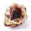 Natural Geode Agate Druzy Agate Display Decorations DJEW-I014-01A-3