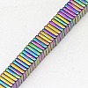 Electroplate Non-magnetic Synthetic Hematite Heishi Beads Strands G-J171A-3x3mm-M-4
