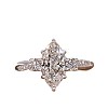 Brass Micro Pave Clear Cubic Zirconia Finger Rings FS-WG5249E-01-5