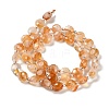 Heated Natural Citrine Beads Strands G-B153-A09-3