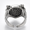 Alloy Cuff Finger Rings RJEW-T006-45-4