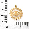 304 Stainless Steel Pendants STAS-R159-56G-02-3