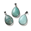 Natural Amazonite Pendants G-B123-05P-04-1