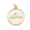 Brass Enamel Pendants KK-L251-02G-F04-1