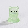 Luminous Resin Bear Miniature Ornaments PW-WGF682A-01-1