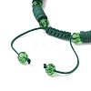 4Pcs Adjustable Handmade Polymer Clay Heishi Braided Beads Bracelet Sets BJEW-JB10966-5