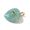 Natural Amazonite Pendants X-G-P585-03G-10-2