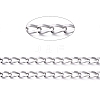 304 Stainless Steel Curb Chains CHS-P010-02P-3