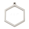 304 Stainless Steel Laser Cut Pendants STAS-U009-04B-P-1