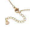 Chakra Gemstone Chip Beads & 304 Stainless Steel Butterfly Pendant Cable Chain Necklaces for Women NJEW-JN05826-5