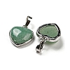 Natural Green Aventurine Pendants G-I358-A23-2