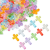 250Pcs Transparent Acrylic Beads TACR-CJ0001-54-9