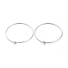 316 Surgical Stainless Steel Hoop Earring Findings STAS-J025-01E-P-1