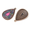 Tibetan Style Alloy Pendants AL-CBA606A-12-2