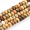 Natural Yellow Opal Beads Strands G-T140-74-4