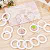 12Pcs Ring Silicone Beads SIL-DC0001-78-5