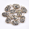 Natural Dalmatian Jasper Pendants G-T112-12H-1