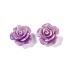 Synthetic Coral 3D Flower Rose Beads CORA-A005-14mm-27-2