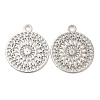 Long-Lasting Plated Brass Filigree Charms KK-K336-20P-1