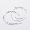 304 Stainless Steel Hoop Earrings LS-EJEW-H327-01E-2
