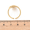 304 Stainless Steel Open Cuff Rings for Women RJEW-K309-02G-5