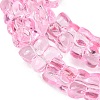 Transparent Glass Beads Strands GL-CBAAE04-01B-3