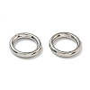 Alloy Soldered Closed Jump Rings PALLOY-H039-P-3