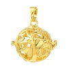 Brass Cage Pendants KK-CBA8ACD-01G-A-1