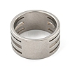 201 Stainless Steel Rings RJEW-A034-10P-1-3