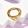 Adjustable 304 Stainless Steel Cuff Open Rings for Women RJEW-Z122-03G-03-1