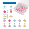 120Pcs 3 Style Transparent Acrylic Beads TACR-BT0001-03-8