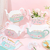 12Pcs 4 Styles Teapot Shaped Paper Bouquet Packing Boxes DIY-SP0006-40-3