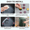 36Pcs 3 Styles Teflon & Rubber & EVA & Oil Glue Self-adhesive Furniture Protection Pads AJEW-CN0002-94C-6