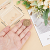 6Pcs Brass Bead Tips KK-BBC0013-75-3