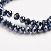 Electroplate Glass Beads Strands LS-EGLA-D020-3x2mm-35-2