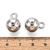 Alloy Rhinestone Settings PALLOY-N185-02P-3