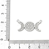 Brass Micro Pave Clear Cubic Zirconia Pendants KK-A300-10A-P-3