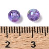 Medium Orchid AB Color Transparent Acrylic Round Beads X-PL732-10-4