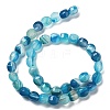 Natural Banded Agate Beads Strands G-G172-02C-3