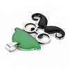 201 Stainless Steel Enamel Pendants STAS-S110-076E-3