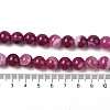 Natural Striped Agate/Banded Agate Beads Strands G-Z060-A01-C06-5