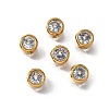201 Stainless Steel Rhinestone Beads STAS-F318-02G-1