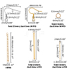 Vertical Bar Drop Earring DIY Making Kit DIY-UN0003-04-5