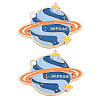 Space Planet Alloy Enamel Cabochons AL-CBA1A6F-07KCG-G-1