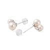 925 Sterling Silver Studs Earring EJEW-H002-18P-2