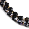 Dyed & Heated Natural Fire Crackle Agate Beads Strands G-N342-149I-21-4