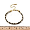 Twisted Nylon Cord Bracelets for Women BJEW-V007-01G-04-3