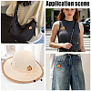 14Pcs Polyester Clothing Patches DIY-CY0003-57-5