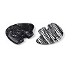 Natural Black Netstone Big Pendants G-T144-08E-2