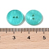 Spray Paint Natural Freshwater Shell Button BSHE-H018-15C-3